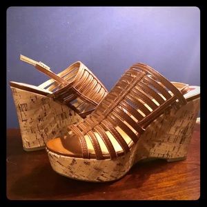 Cute brown wedge